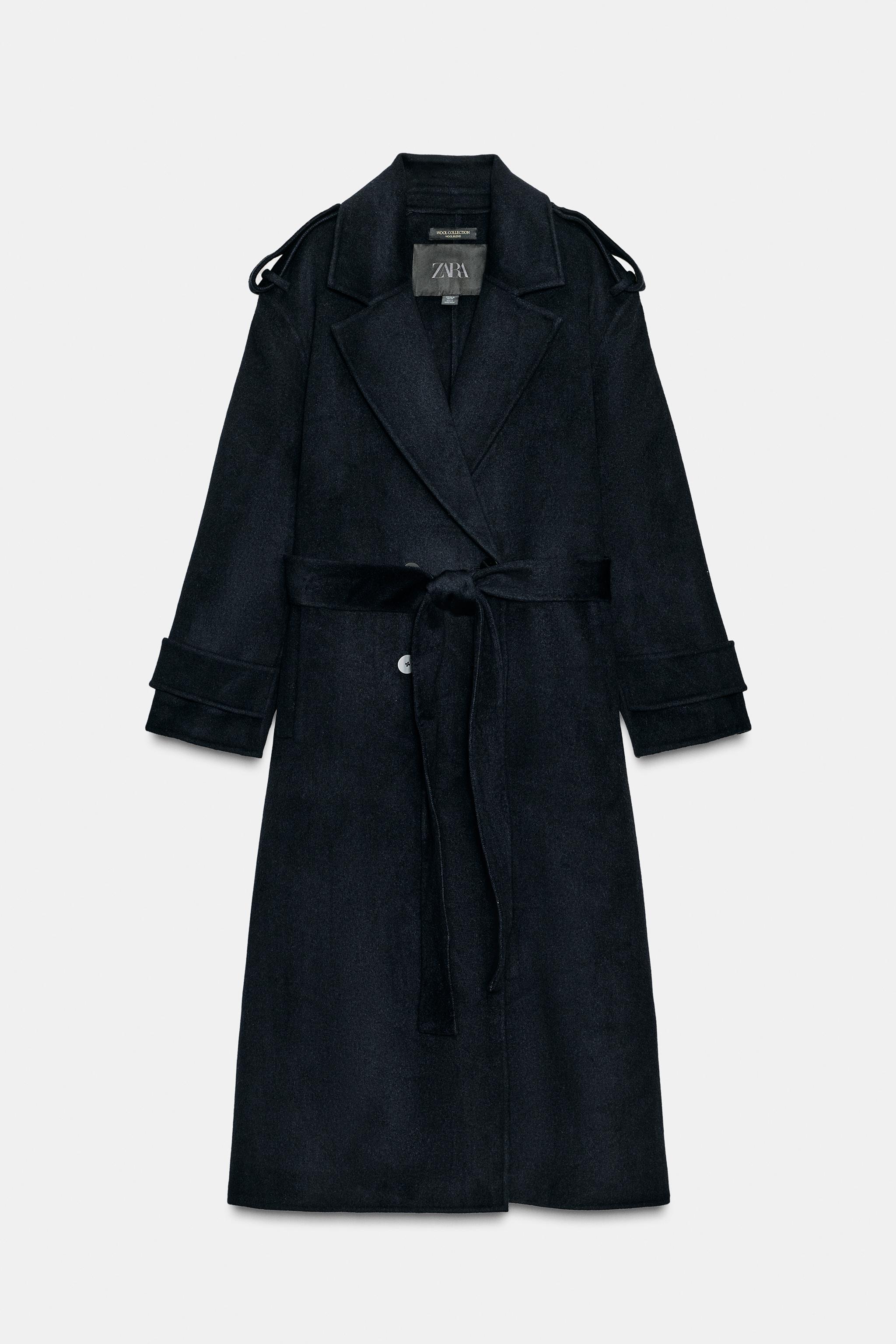 LONG WOOL BLEND COAT ZW COLLECTION LIMITED EDITION